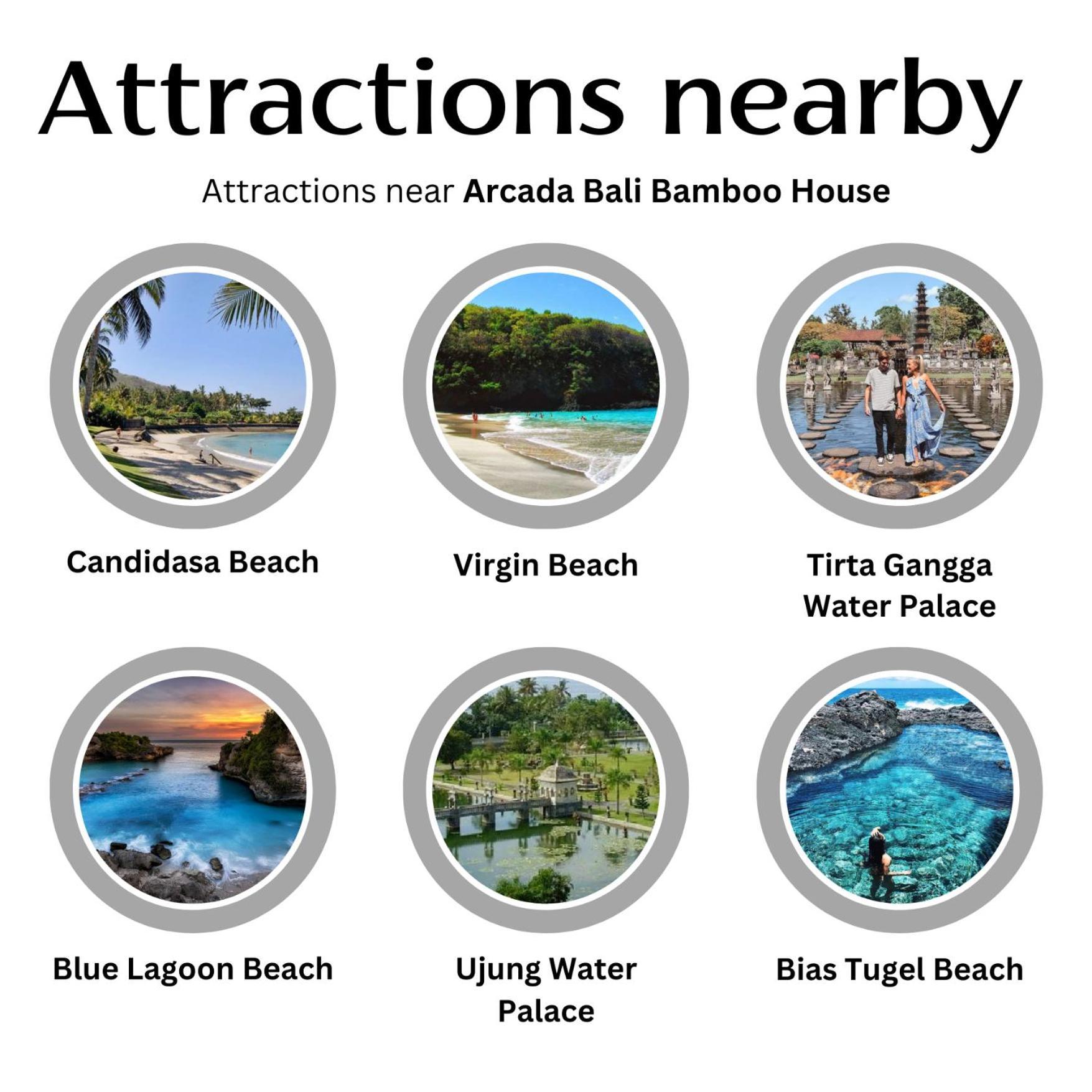 Arcada Bali Bamboo House Villa Sidemen  Buitenkant foto