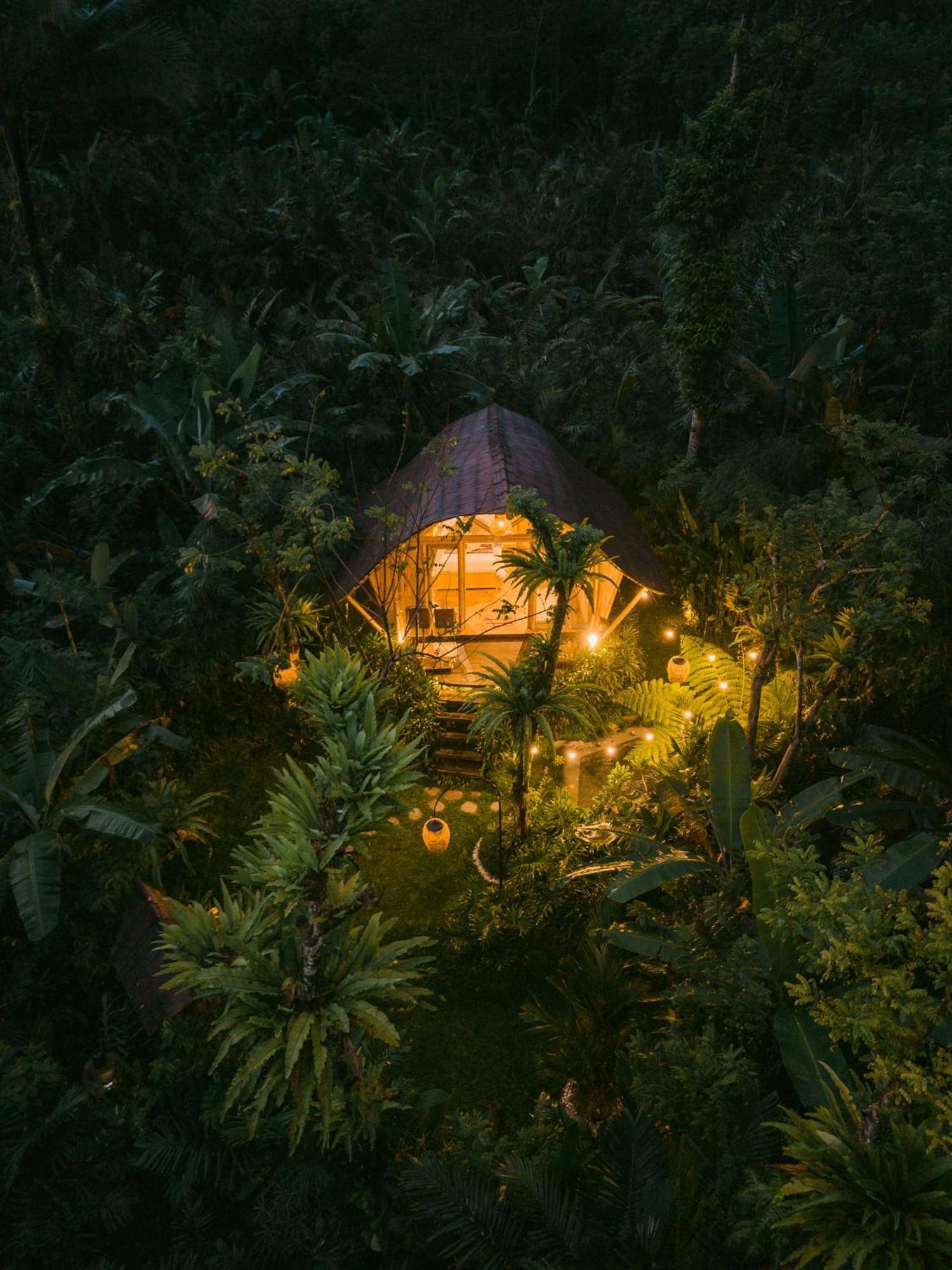 Arcada Bali Bamboo House Villa Sidemen  Buitenkant foto