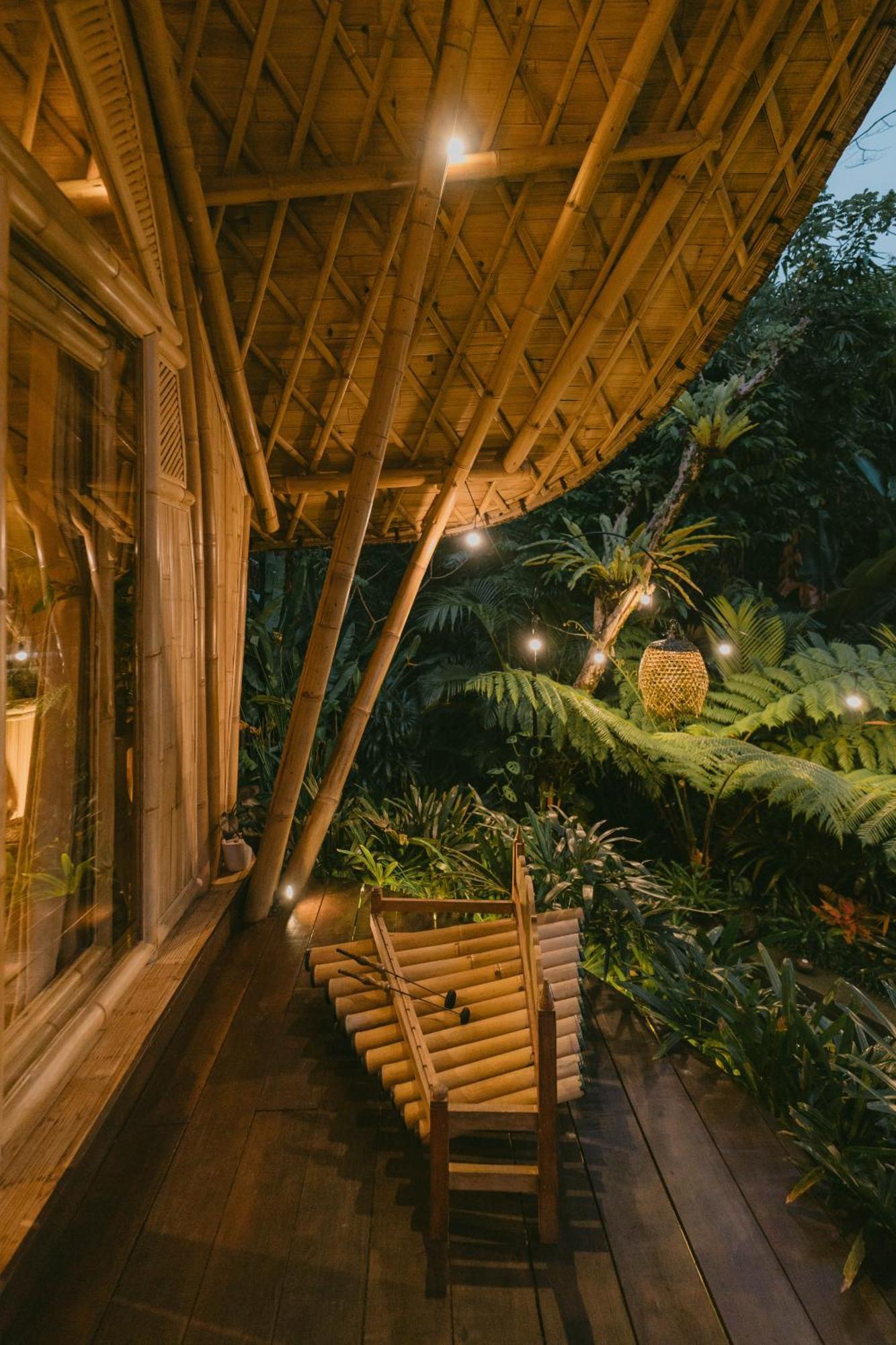 Arcada Bali Bamboo House Villa Sidemen  Buitenkant foto