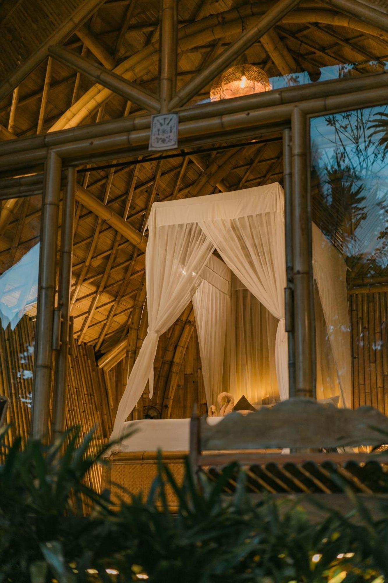 Arcada Bali Bamboo House Villa Sidemen  Buitenkant foto